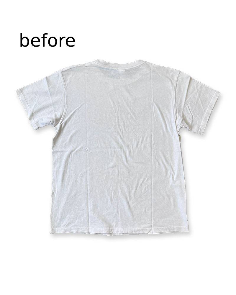 C_EUROPE?-1930s?-College　レーヨンフロックTシャツ-ネイビー染め　【サイズL相当】