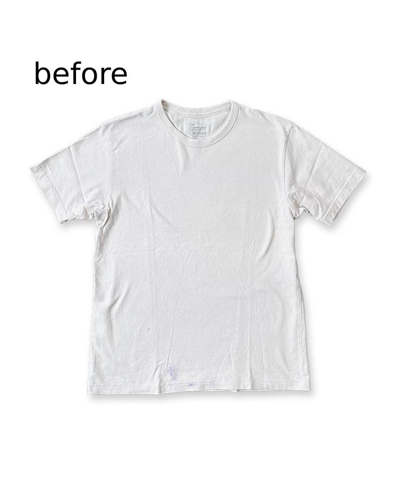 C_EUROPE?-1930s?-College　レーヨンフロックTシャツ-ネイビー染め　【サイズL相当】