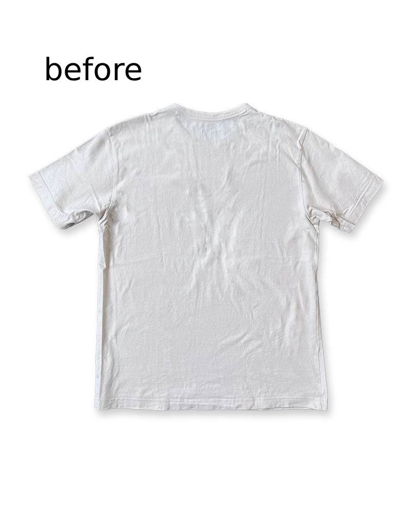 C_EUROPE?-1930s?-College　レーヨンフロックTシャツ-ネイビー染め　【サイズL相当】
