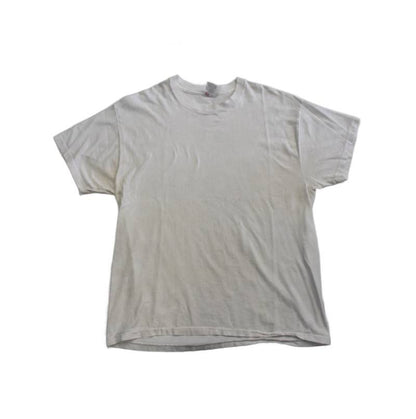 C_ST.GALLEN？SWITZERLAND？－バックプリント－レーヨンフロックTシャツ－ネイビー　【サイズL~XL相当】