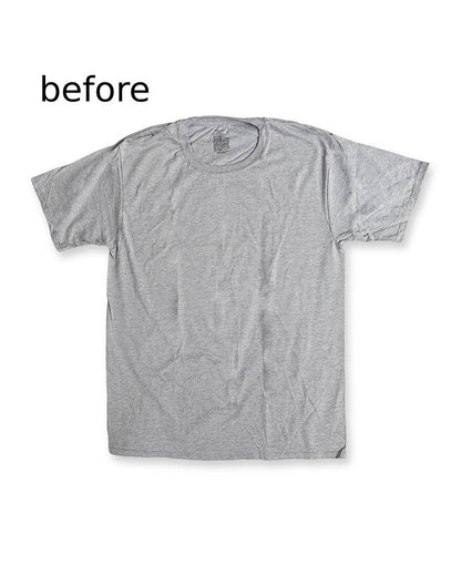 レターシリーズ「NY」　レーヨンフロックTシャツ-ネイビー染め　【サイズL相当】